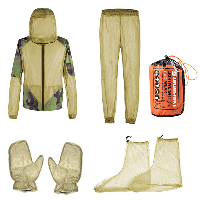 Outdoor Adventure Outfit - 정글 모험 야생 낚시 메쉬 모기