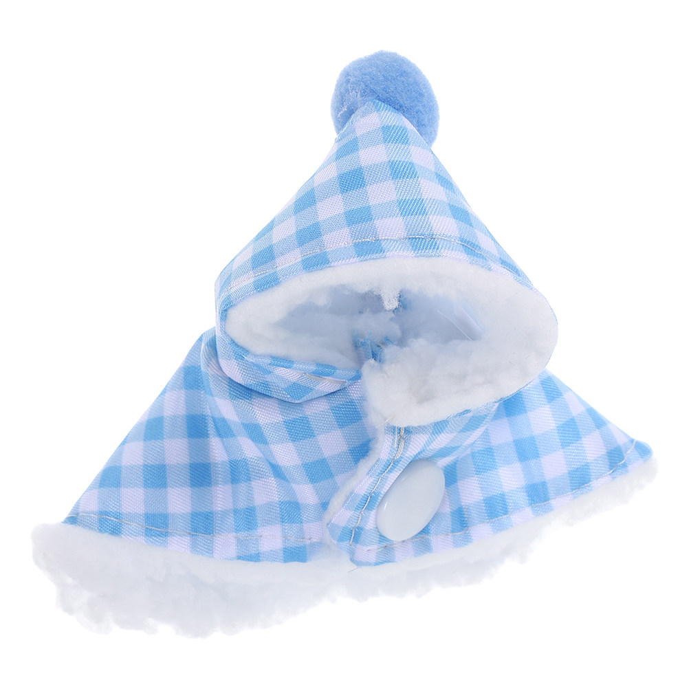 Outdoor Adventure Outfit - 따뜻한 플라워 패턴의 망토, 앵무새 및