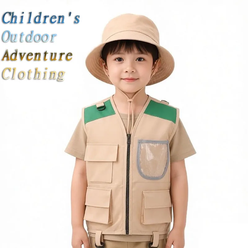 어린이 할로윈 의상, 탐험가 모자, 조끼, 변장 놀이용 - Outdoor Adventure Kit For Kids 리뷰 및 가격