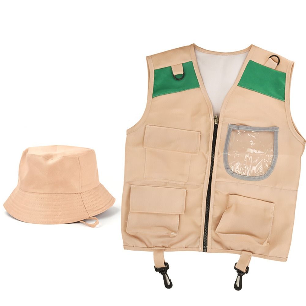 다채로운 색상의 어린이용 탐험가 모자와 조끼 세트, 카 - Outdoor Adventure Kit For Kids 리뷰 및 가격